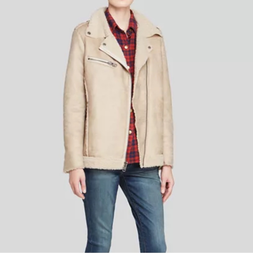 Current Elliot Sherpa Shearling Jacket Sz. Small
